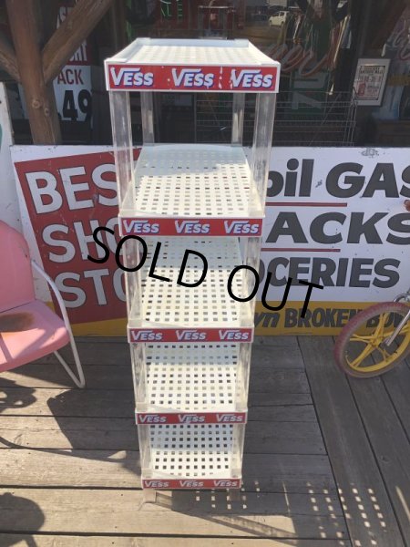 画像12: Vintage Advertising VESS Hard Plastic Store Display Shelf Rack (M500) (12)