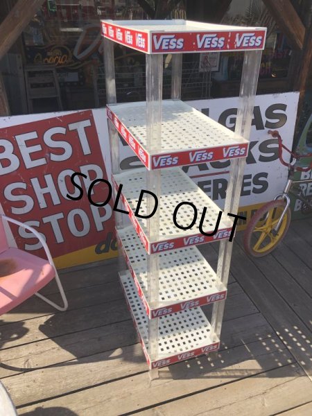 画像13: Vintage Advertising VESS Hard Plastic Store Display Shelf Rack (M500) (13)