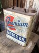 画像7: Vintage Premium Motor Oil Can 2GL (M508) (7)