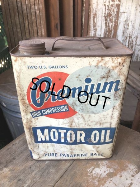 画像3: Vintage Premium Motor Oil Can 2GL (M508) (3)