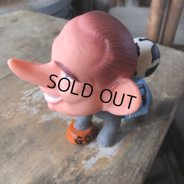 画像7: 60s Vintage Richard Nixon GOP Republican Elephant Vinyl Doll (M509) (7)