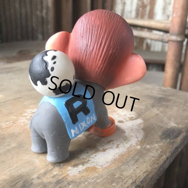 画像3: 60s Vintage Richard Nixon GOP Republican Elephant Vinyl Doll (M509) (3)