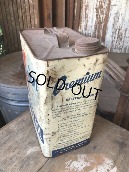 画像2: Vintage Premium Motor Oil Can 2GL (M508) (2)