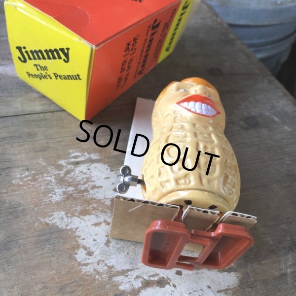画像2: 70s Vintage Jimmy Carter Peanut wind Up Toy W/Box (M510) (2)