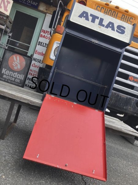 画像4: 50s Vintage Atlas Wiper Blade Service Cabinet (M517) (4)