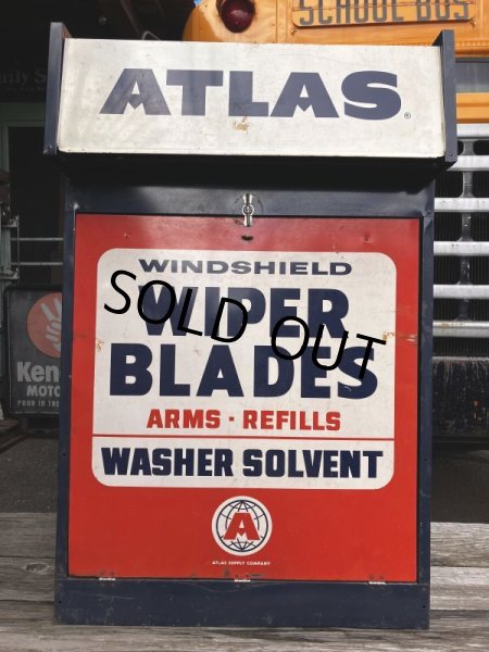 画像22: 50s Vintage Atlas Wiper Blade Service Cabinet (M517) (22)