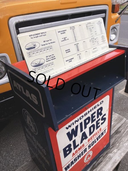 画像10: 50s Vintage Atlas Wiper Blade Service Cabinet (M517) (10)
