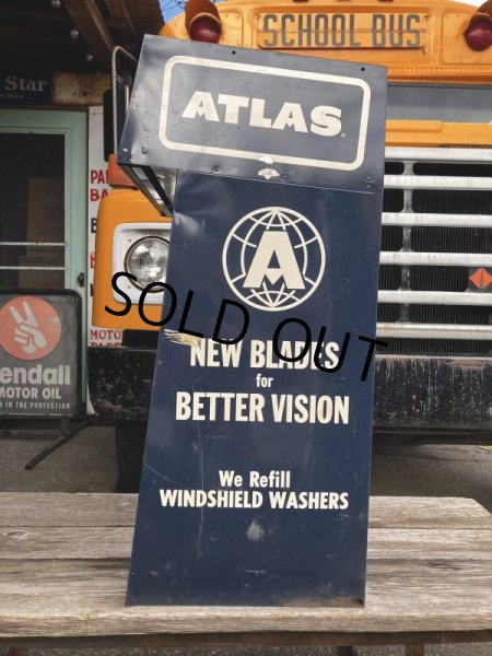 画像20: 50s Vintage Atlas Wiper Blade Service Cabinet (M517) (20)