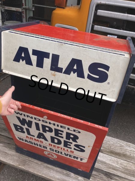 画像3: 50s Vintage Atlas Wiper Blade Service Cabinet (M517) (3)