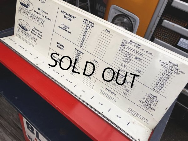 画像12: 50s Vintage Atlas Wiper Blade Service Cabinet (M517) (12)