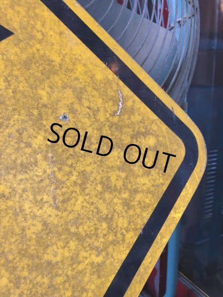 画像4: Vintage Traffic Road Sign Curve (M533) (4)