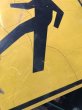 画像4: Vintage Road Sign Crosswalk (M535) (4)