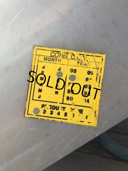 画像7: Vintage Traffic Road Sign Curve (M534) (7)