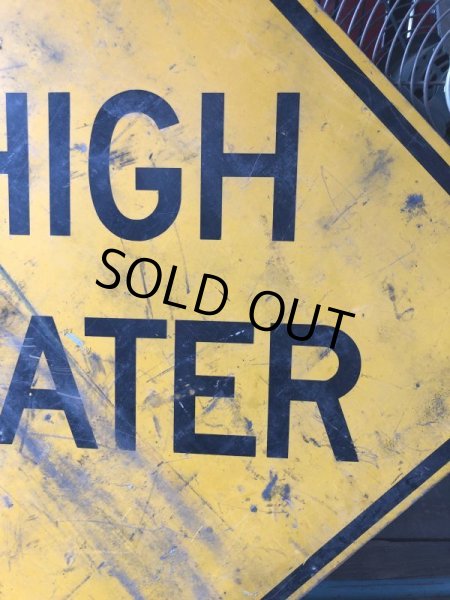 画像4: Vintage Traffic Road Sign High Water (M538) (4)