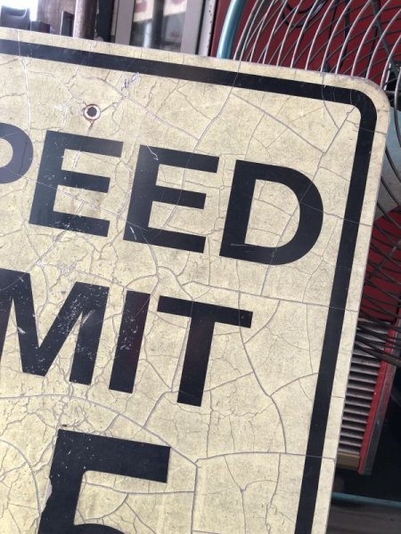 画像3: Vintage Road Sign SPEED LIMIT 35 (M523) (3)