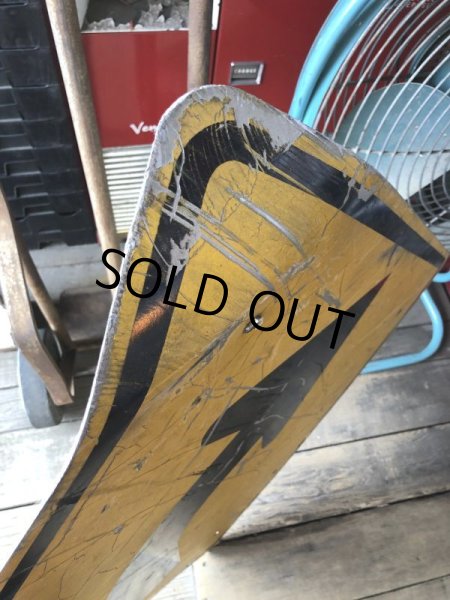 画像4: Vintage Traffic Road Sign Curve (M534) (4)