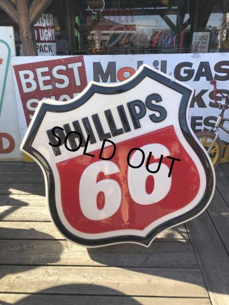 画像15: Vintage Original Phillips 66 Gas Station Lighted Sign HUGE (B539) (15)
