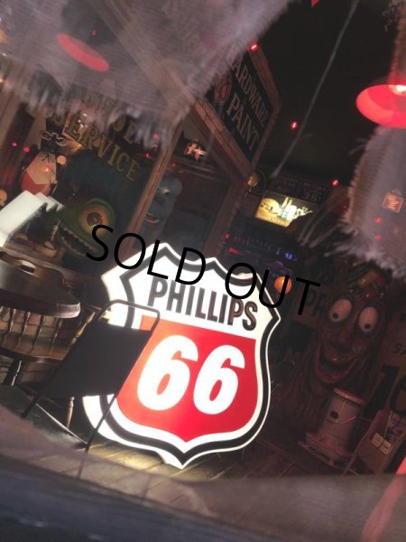 画像17: Vintage Original Phillips 66 Gas Station Lighted Sign HUGE (B539) (17)
