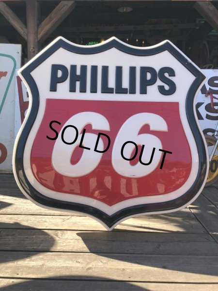 画像8: Vintage Original Phillips 66 Gas Station Lighted Sign HUGE (B539) (8)