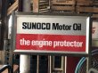 画像20: Vintage Sunoco Motor Oil Engine Protector Store Display Steel Rack (M541) (20)