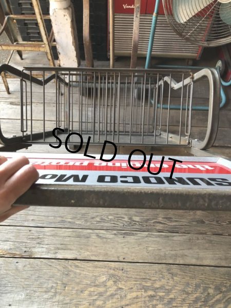 画像6: Vintage Sunoco Motor Oil Engine Protector Store Display Steel Rack (M541) (6)