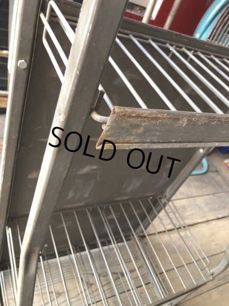 画像12: Vintage Sunoco Motor Oil Engine Protector Store Display Steel Rack (M541) (12)