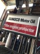 画像8: Vintage Sunoco Motor Oil Engine Protector Store Display Steel Rack (M541) (8)