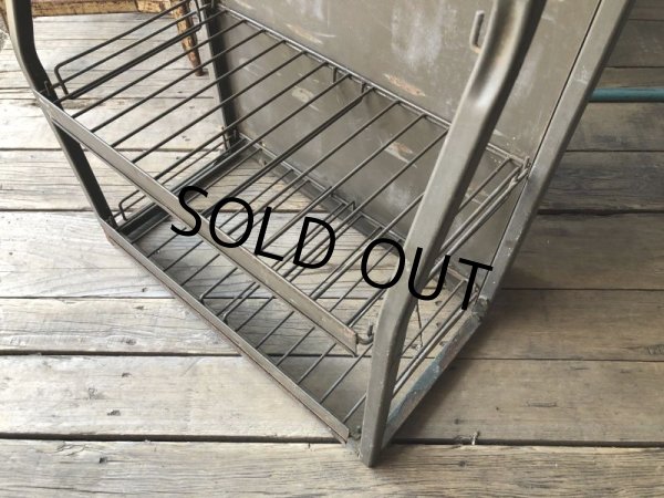 画像18: Vintage Sunoco Motor Oil Engine Protector Store Display Steel Rack (M541) (18)