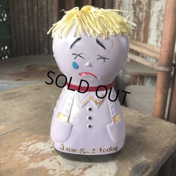 画像10: 60s Vintage Lego 4 Faces Moody Mary Coin Bank (M543) (10)