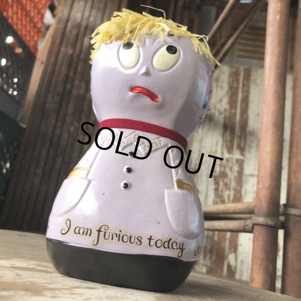 画像5: 60s Vintage Lego 4 Faces Moody Mary Coin Bank (M543) (5)