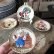画像1: Vintage Disney 1933-1983 50th Anniversary Three Little Pigs Porcelain Plate Complate Set (M544) (1)