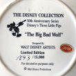 画像4: Vintage Disney 1933-1983 50th Anniversary Three Little Pigs Porcelain Plate Complate Set (M544) (4)