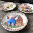 画像2: Vintage Disney 1933-1983 50th Anniversary Three Little Pigs Porcelain Plate Complate Set (M544) (2)