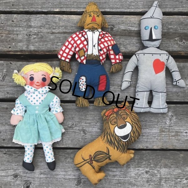 画像5: 60s Vintage Wizard of Oz Plush Pillow Dolls Set (M546) (5)