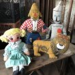 画像1: 60s Vintage Wizard of Oz Plush Pillow Dolls Set (M546) (1)