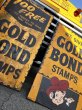 画像3: 【店舗引き取り限定】 Vintage GOLD BOND STAMPS Advertising Large Metal Store Display Sign SET (M547) (3)