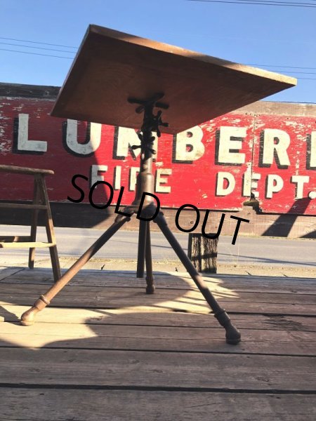 画像5: 1900s Antique Cast Iron Drafting Table A. Hoffman Co. Rochester, NY (M549) (5)