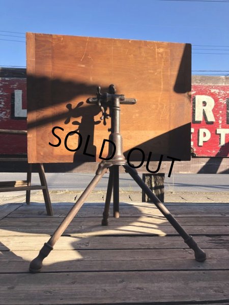 画像12: 1900s Antique Cast Iron Drafting Table A. Hoffman Co. Rochester, NY (M549) (12)