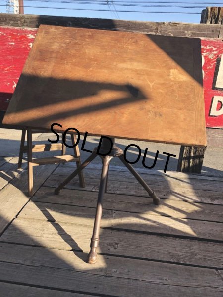 画像23: 1900s Antique Cast Iron Drafting Table A. Hoffman Co. Rochester, NY (M549) (23)