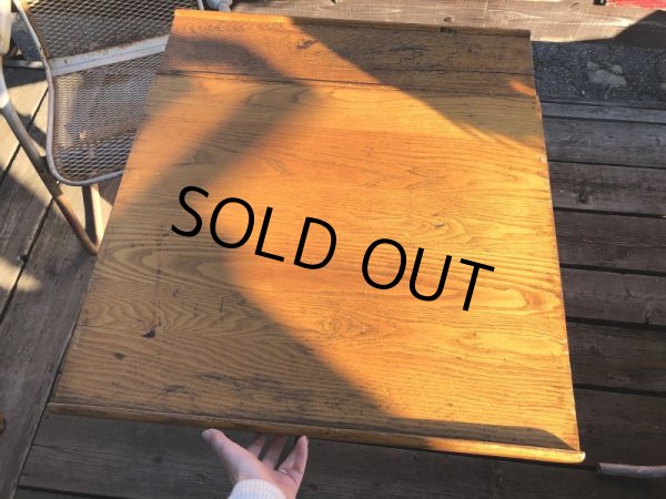 画像3: 1900s Antique Cast Iron Drafting Table (M550) (3)