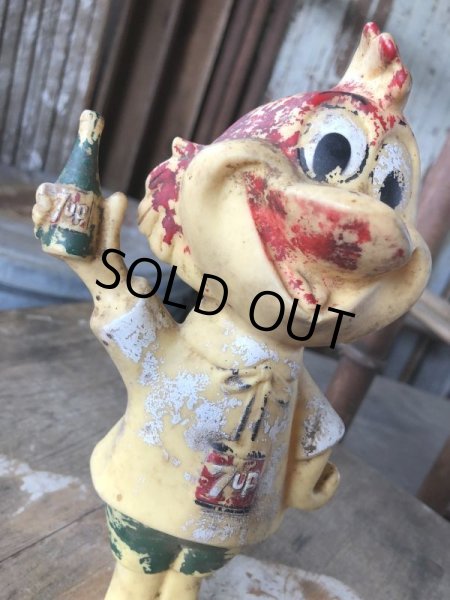 画像2: 50s Vintage 7UP Advertising Freddie Vinyl Doll  (M553) (2)