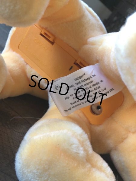 画像8: 80s Vintage Teddy Ruxpins Friend Grubby Talking Doll (M551) (8)