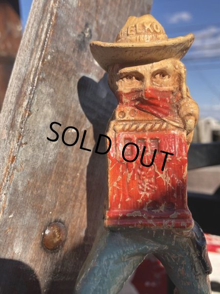画像10: 50s Advertising Hotel Elko Nevada Slot Machine Cowboy figurine (M555) (10)