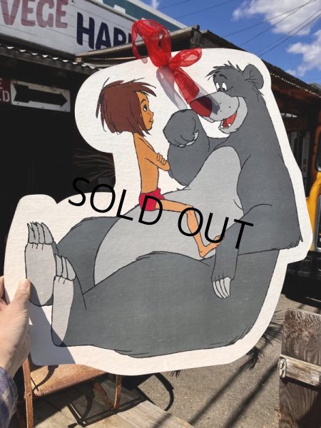 画像2: Vintage McDonald's “The Jungle Book” Happy Meal Store Display Sign (M556) (2)