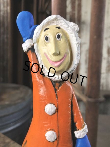 画像8: 50s Vintage Advertising Chicken Charlie Figure Statue Ashtray (M580) (8)