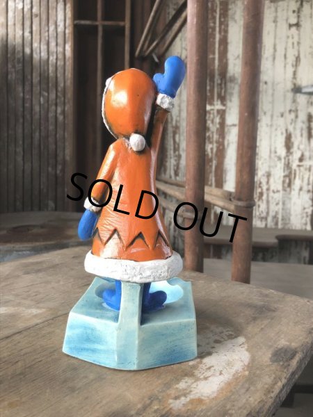 画像4: 50s Vintage Advertising Chicken Charlie Figure Statue Ashtray (M580) (4)