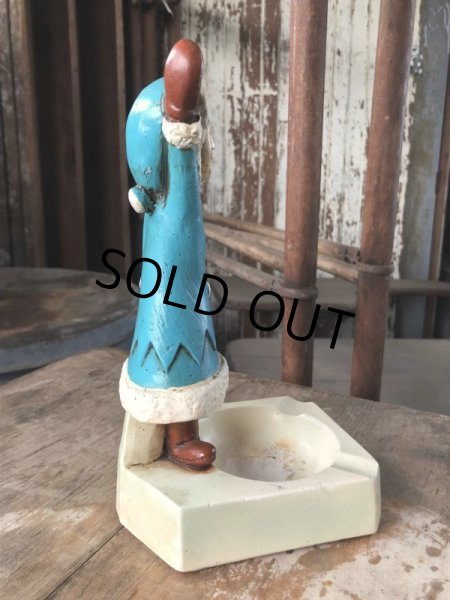 画像5: 50s Vintage Advertising Chicken Charlie Figure Statue Ashtray (M579) (5)