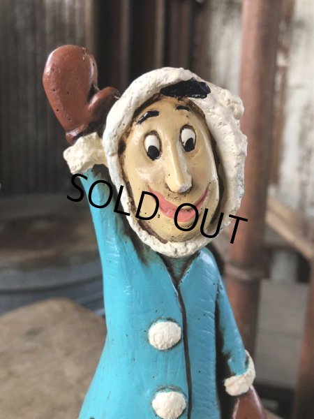 画像2: 50s Vintage Advertising Chicken Charlie Figure Statue Ashtray (M579) (2)