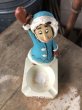 画像7: 50s Vintage Advertising Chicken Charlie Figure Statue Ashtray (M579) (7)