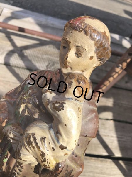 画像14: 1900s Antique Saint Antoine Bonbons John Tavernier Advertising Candy Jar Bottle (M582) (14)